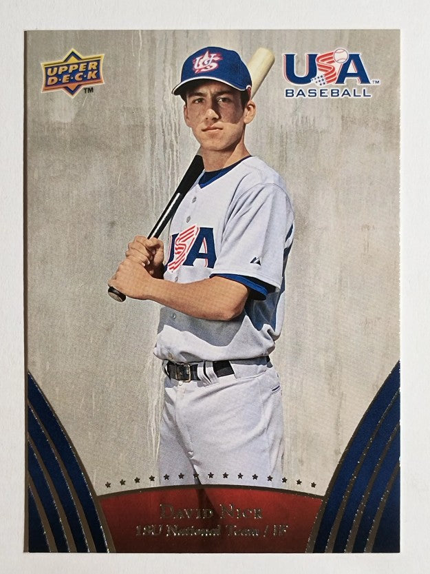 2008-09 USA Baseball #28 David Nick