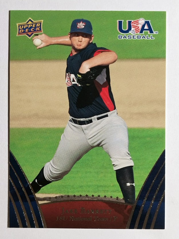 2008-09 USA Baseball #32 Jake Barrett
