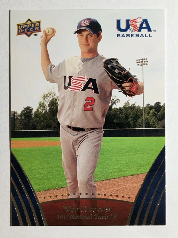 2008-09 USA Baseball #40 Wes Hatton