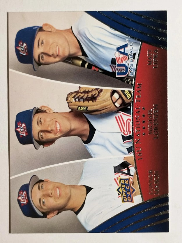 2008-09 USA Baseball #45 Connor Mason/Michael Lorenzen/Matt Lipka