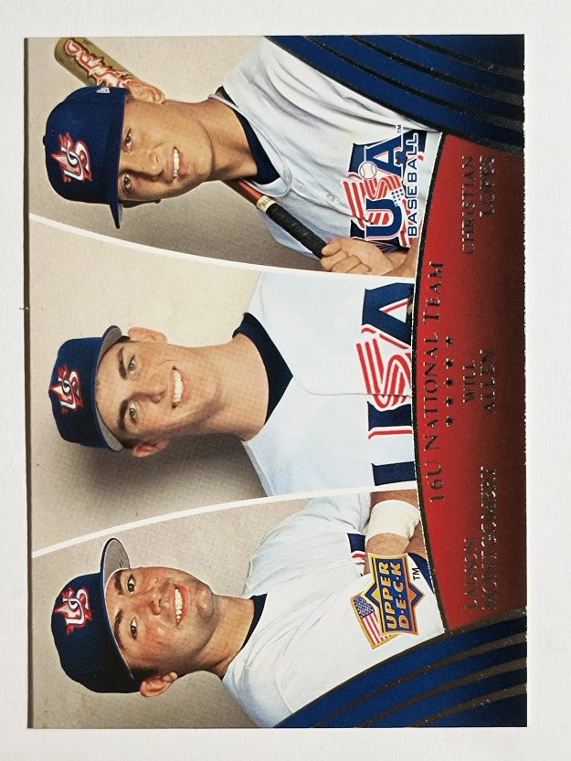 2008-09 USA Baseball #46 Ladson Montgomery/Will Allen/Christian Lopes