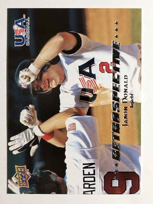2008-09 USA Baseball National Team Retrospective #USA9 Jason Donald