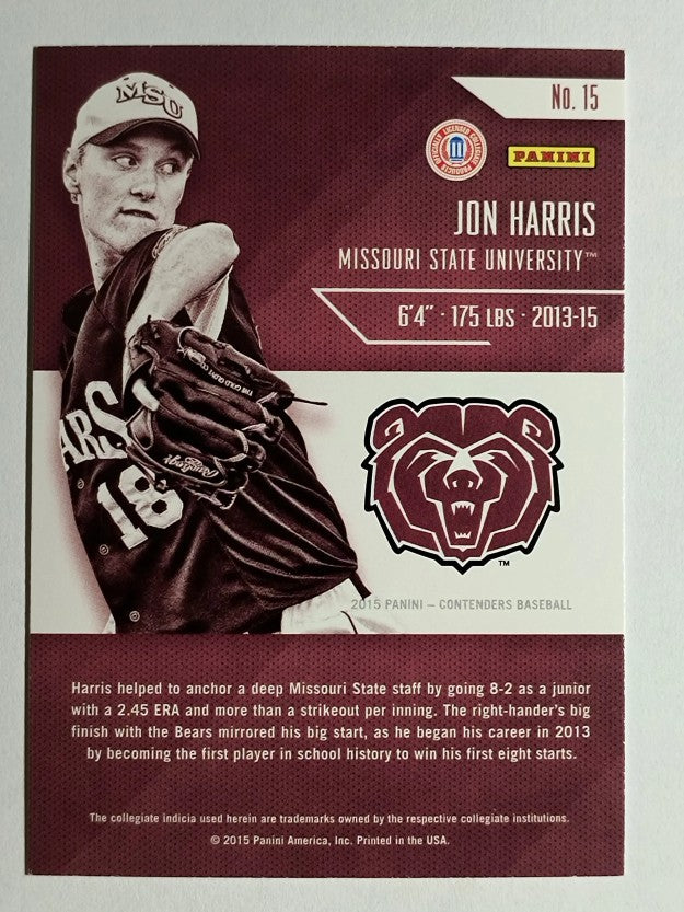 2015 Panini Contenders Class Reunion #15 Jon Harris