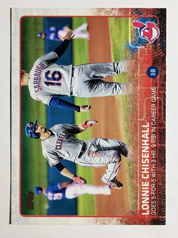 2015 Topps #444 Lonnie Chisenhall HL