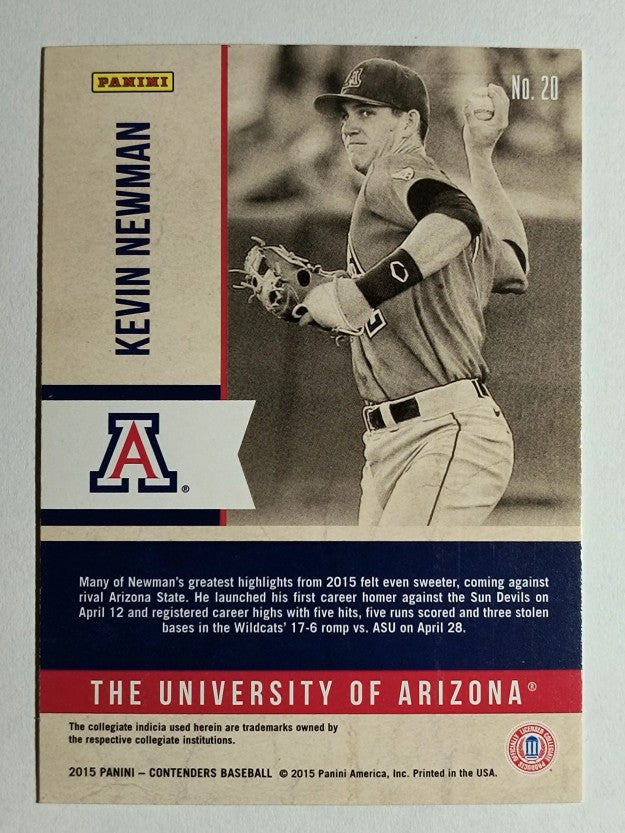 2015 Panini Contenders Old School Colors #20 Kevin Newman
