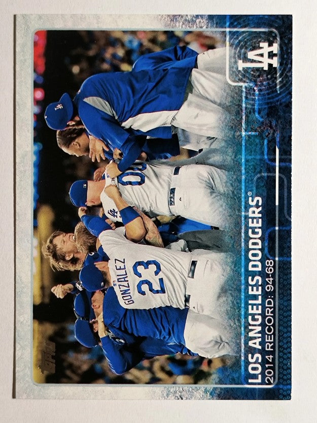 2015 Topps #478 Los Angeles Dodgers