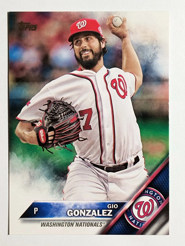 2016 Topps #47 Gio Gonzalez