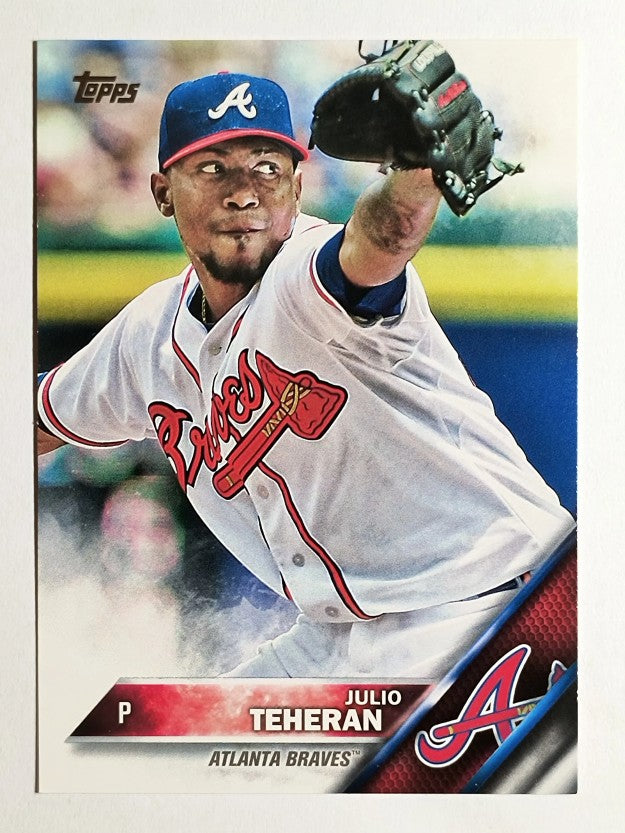 2016 Topps #52 Julio Teheran