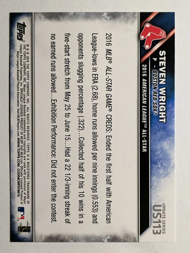 2016 Topps Update #US113 Steven Wright AS