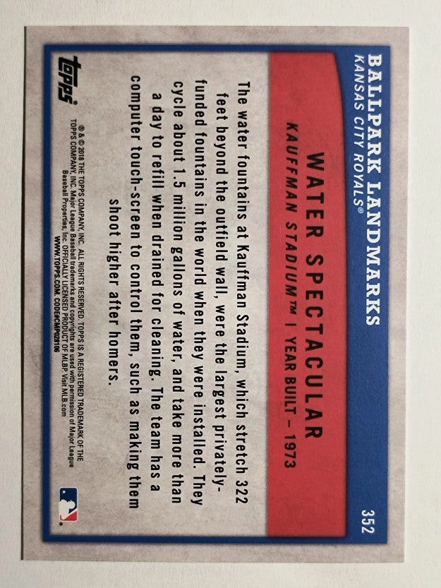 2018 Topps Big League #352 Fountains