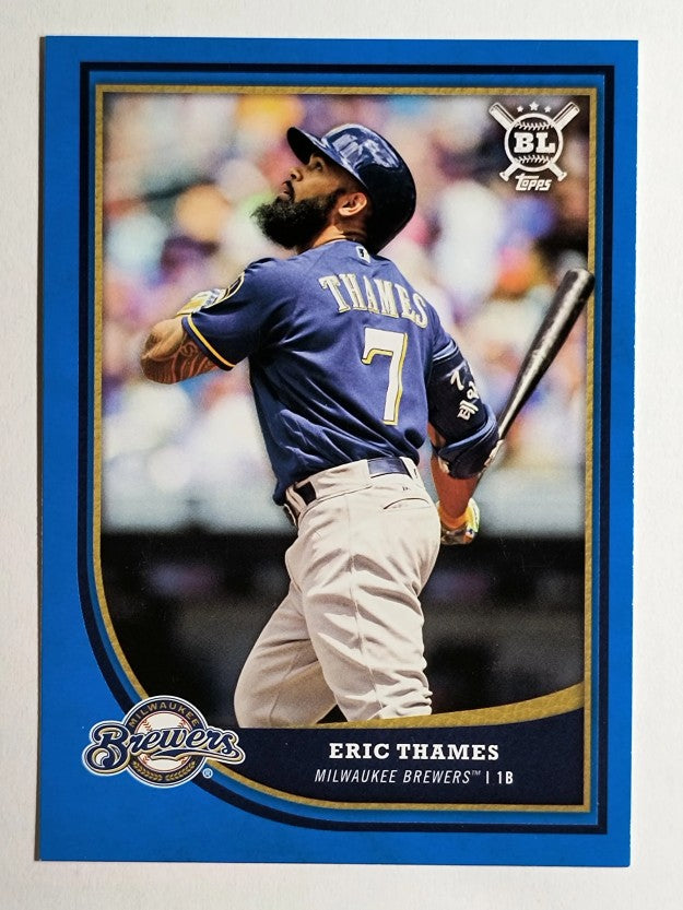 2018 Topps Big League Blue #17 Eric Thames