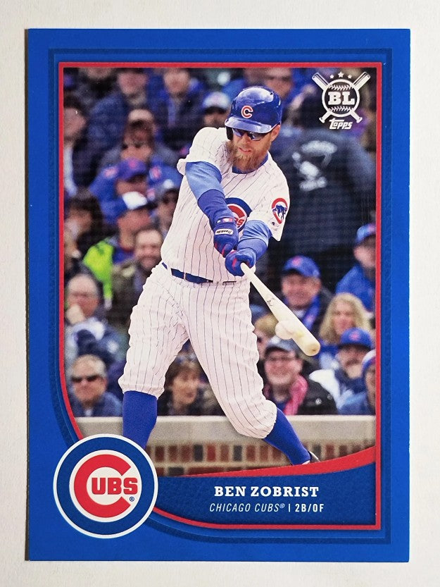 2018 Topps Big League Blue #388 Ben Zobrist