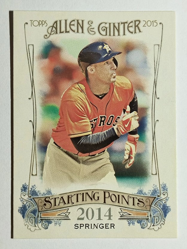 2015 Topps Allen and Ginter Starting Points #SP33 George Springer