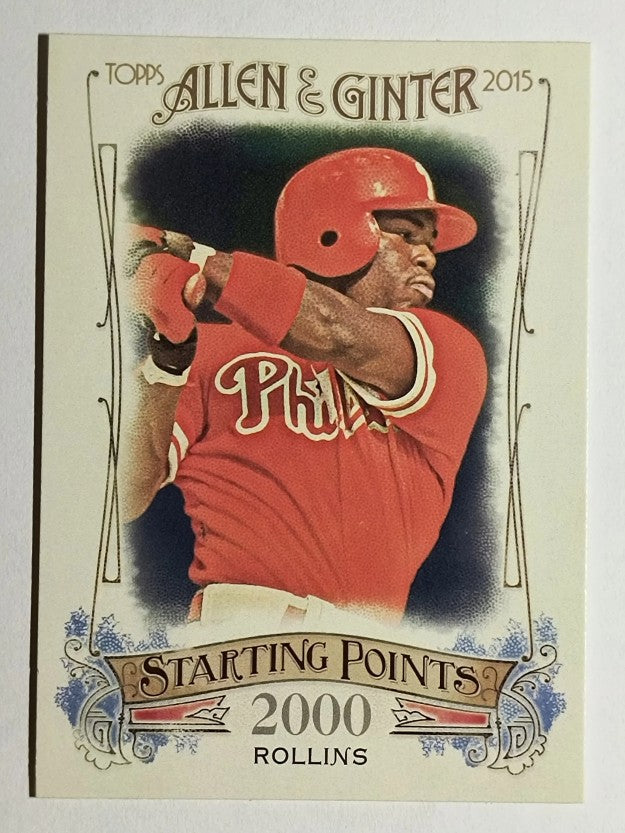 2015 Topps Allen and Ginter Starting Points #SP41 Jimmy Rollins