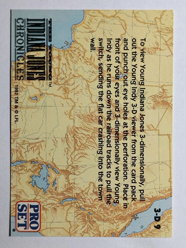 1992 Pro Set The Young Indiana Jones Chronicles 3-D #3D9 Young Indiana Jones