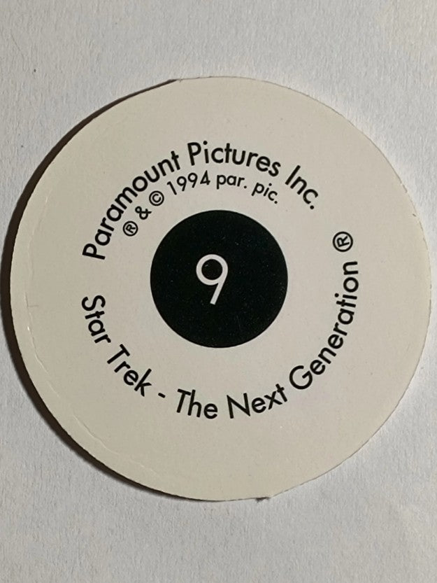 1994 Star Trek The Next Generation Stardiscs #9 USS Enterprise NCC-1701-D