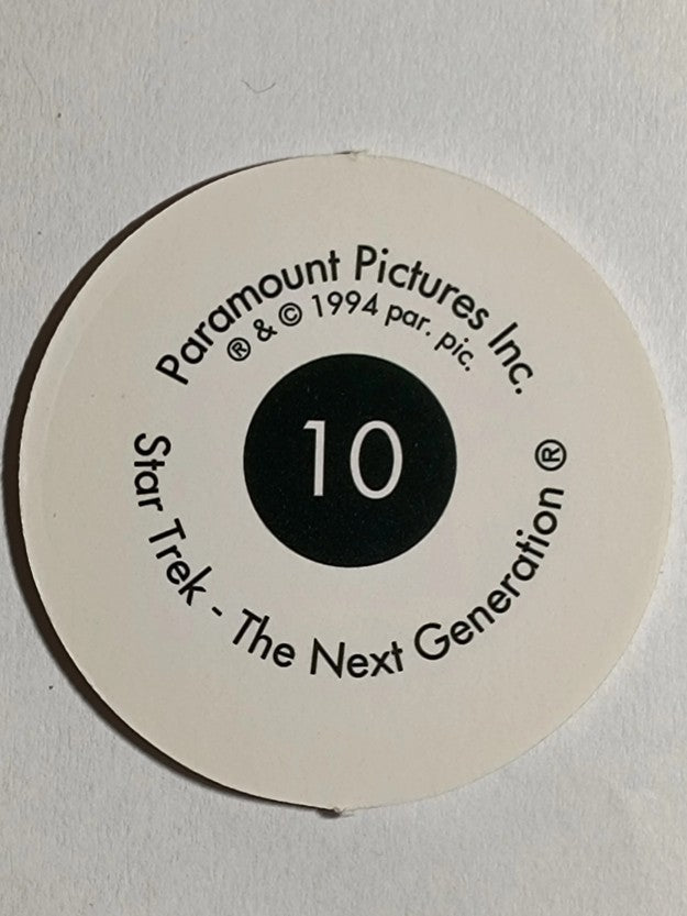 1994 Paramount Pictures Star Trek The Next Generation Stardiscs #10 Borg Ship
