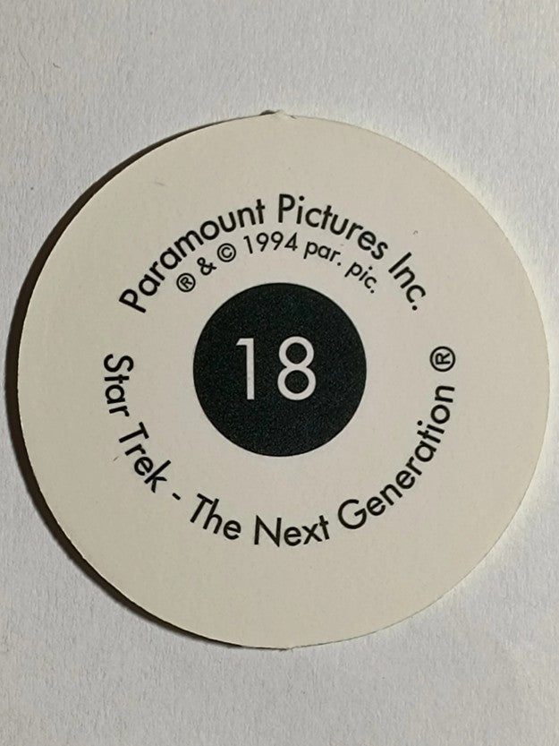 1994 Paramount Pictures Star Trek The Next Generation Stardiscs #18 Romulan