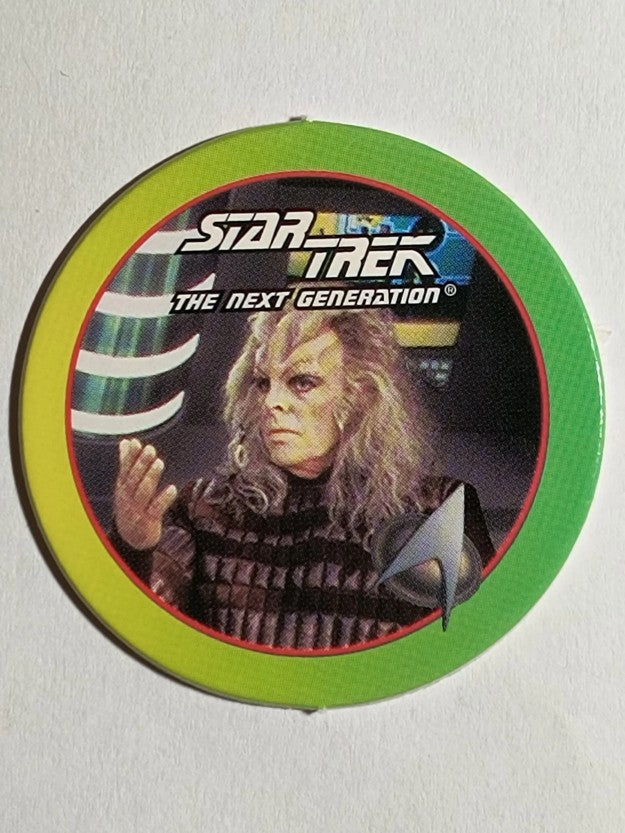 1994 Star Trek The Next Generation Stardiscs #19 Renegade Leader