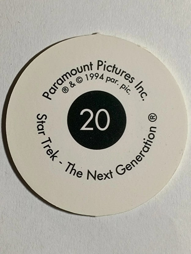 1994 Paramount Pictures Star Trek The Next Generation Stardiscs #20 Renegades