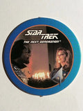 1994 Star Trek The Next Generation Stardiscs #36 Lt. Worf, Dr. Crusher