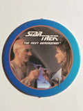 1994 Star Trek The Next Generation Stardiscs #42 Captain Picard, Dr. Crusher