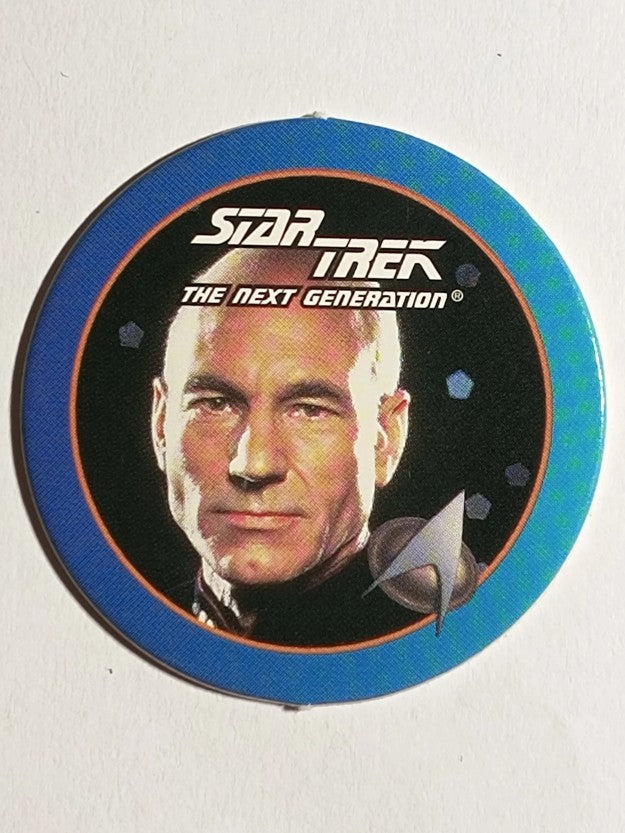 1994 Star Trek The Next Generation Stardiscs #44 Captain Jean-Luc Picard