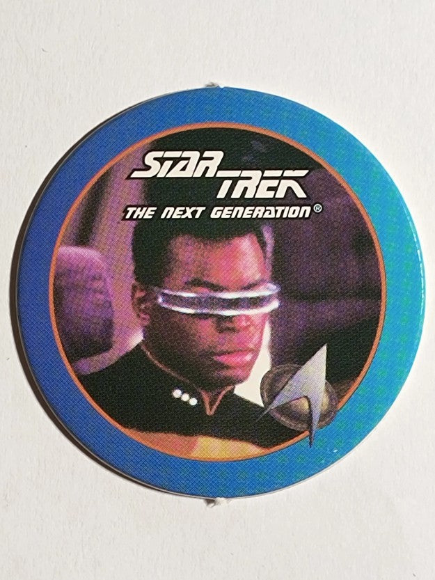 1994 Star Trek The Next Generation Stardiscs #54 Lieutenant Commander La Forge