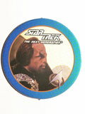 1994 Star Trek The Next Generation Stardiscs #58 Lieutenant Worf with phaser