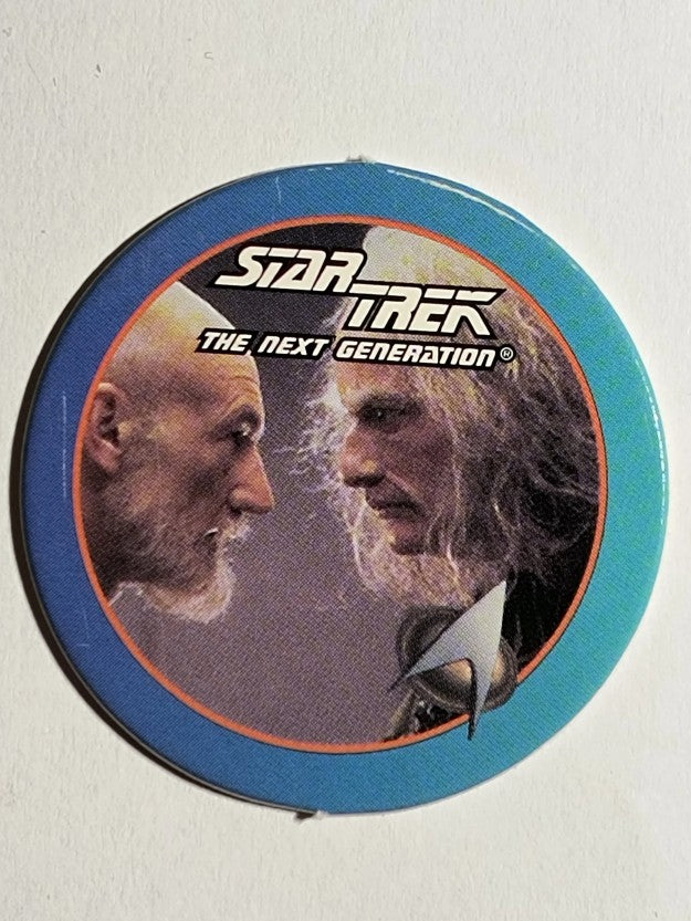 1994 Star Trek The Next Generation Stardiscs #51 Captain picard and Q
