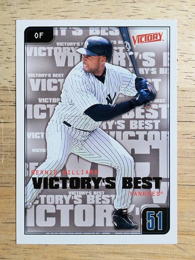 2001 Upper Deck Victory #617 Bernie Williams VB