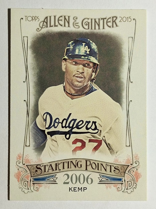 2015 Topps Allen and Ginter Starting Points #SP72 Matt Kemp
