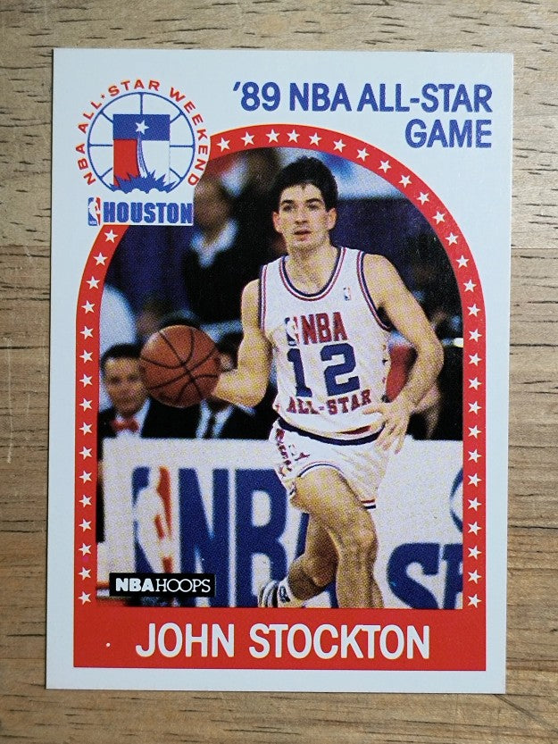 1989-90 Hoops #297 John Stockton AS