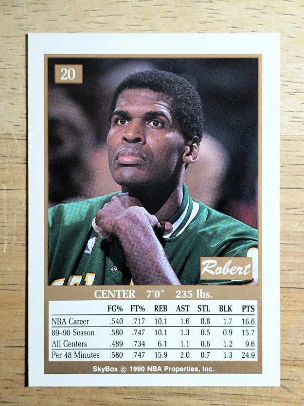 1990-91 SkyBox #20 Robert Parish