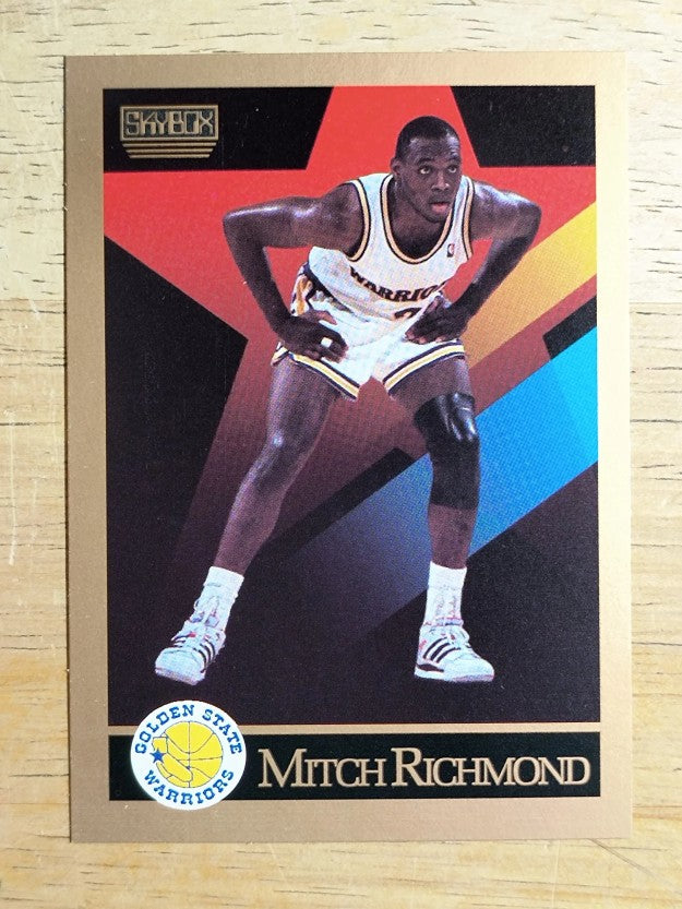 1990-91 SkyBox #100 Mitch Richmond