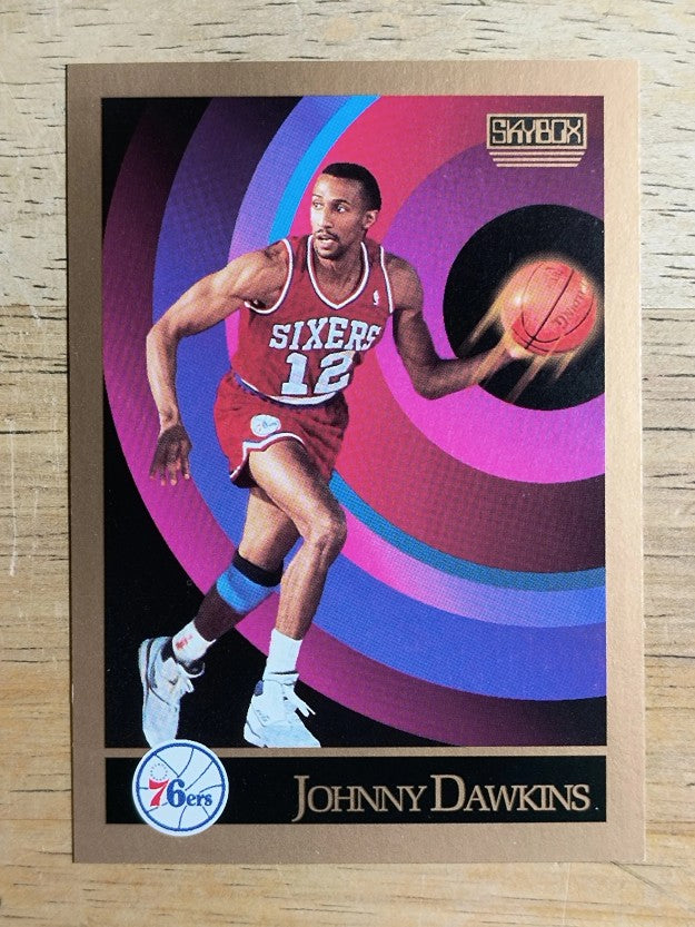 1990-91 SkyBox #214 Johnny Dawkins