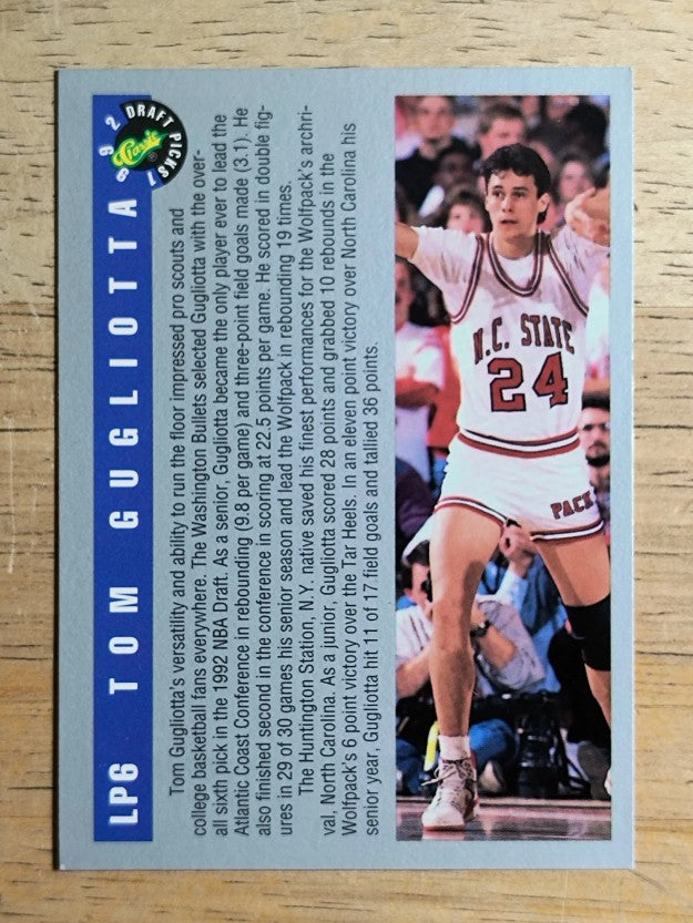 1992 Classic LPs #LP6 Tom Gugliotta