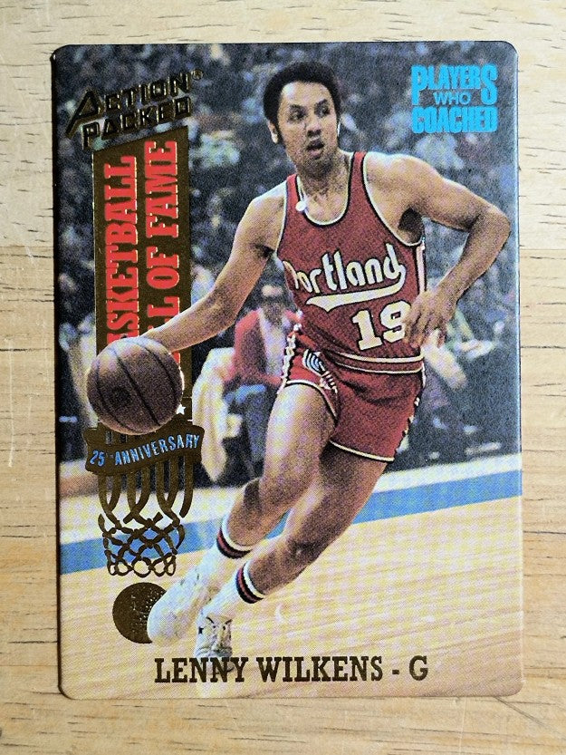 1993 Action Packed Hall of Fame #83 Lenny Wilkens