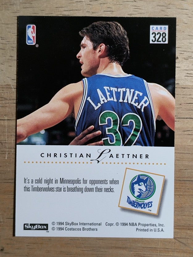 1993-94 SkyBox Premium #328 Christian Laettner PC