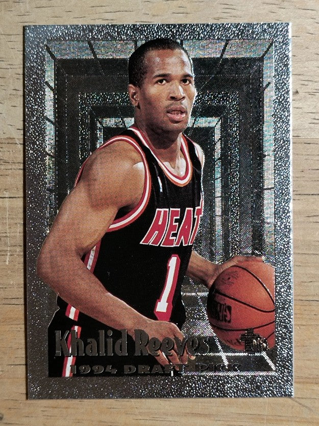 1994-95 Embossed #112 Khalid Reeves FOIL RC