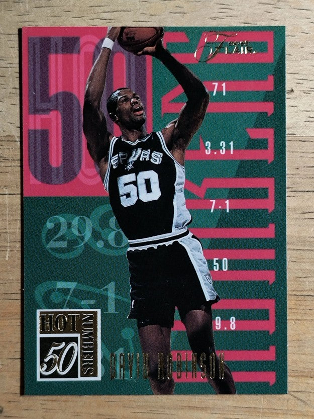 1994-95 Flair Hot Numbers #15 David Robinson