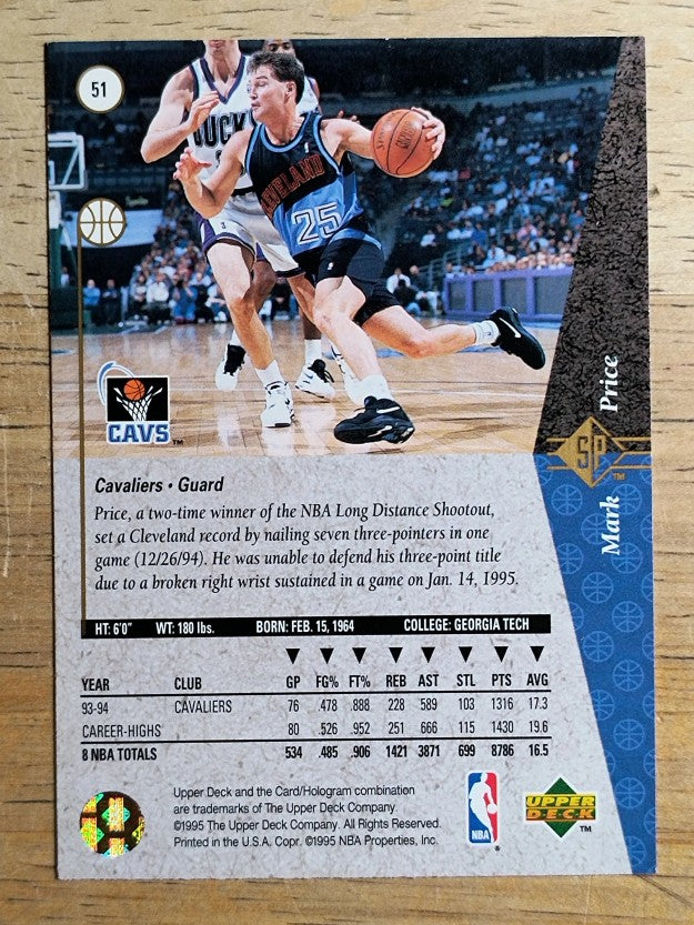 1994-95 SP #51 Mark Price