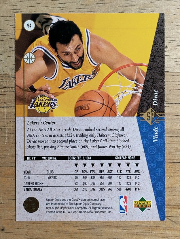 1994-95 SP #94 Vlade Divac