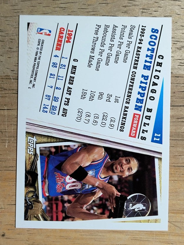 1994-95 Topps #11 Scottie Pippen AS