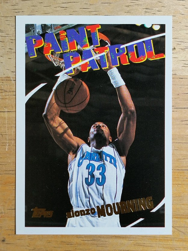 1994-95 Topps #104 Alonzo Mourning PP