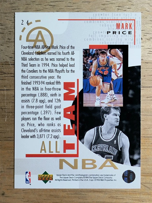 1994-95 Upper Deck #24 Mark Price AN