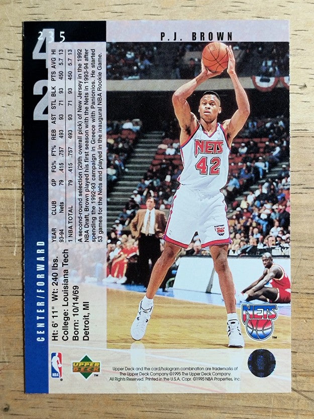 1994-95 Upper Deck #235 P.J. Brown