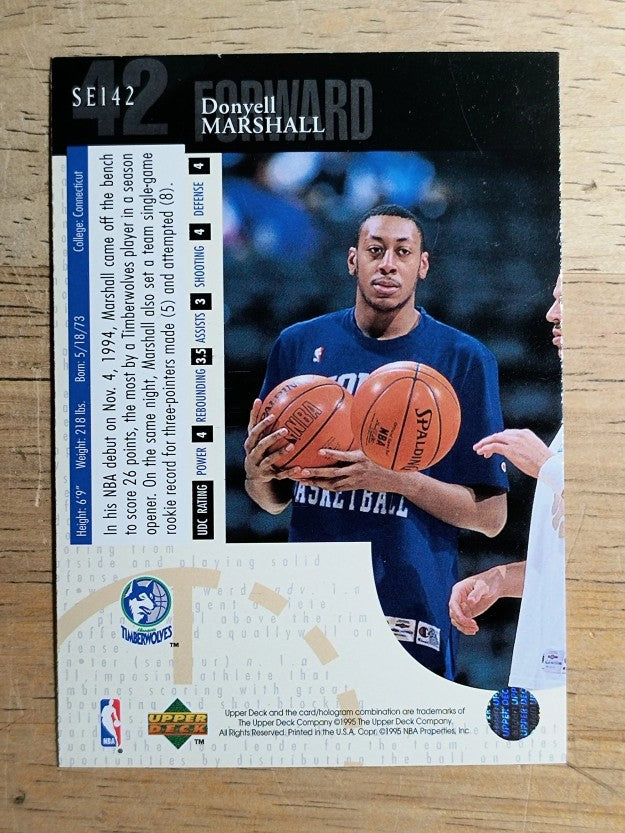 1994-95 Upper Deck Special Edition #142 Donyell Marshall