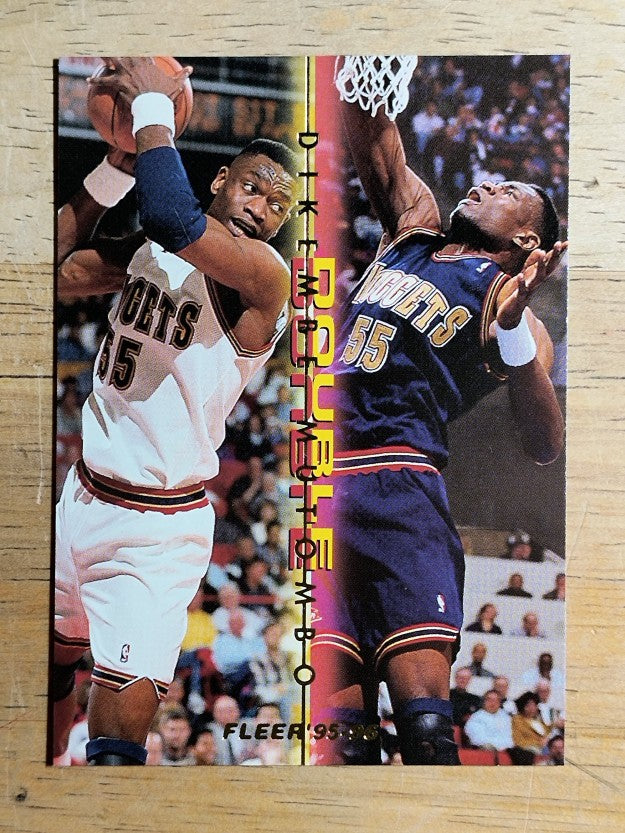 1995-96 Fleer Double Doubles #8 Dikembe Mutombo