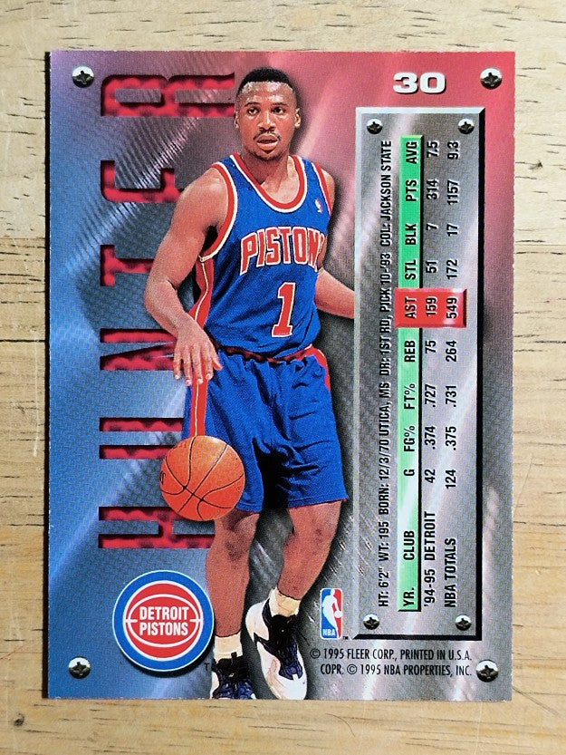 1995-96 Metal #30 Lindsey Hunter